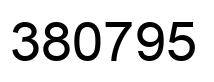 Número 380795 imagen negro