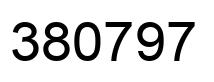 Number 380797 black image