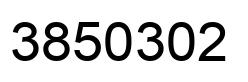 Number 3850302 black image
