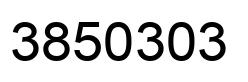 Número 3850303 imagen negro