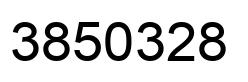 Number 3850328 black image