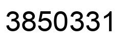 Number 3850331 black image
