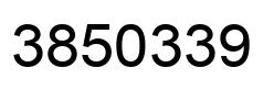 Number 3850339 black image