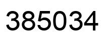 Número 385034 imagen negro