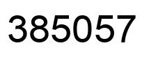 Número 385057 imagen negro