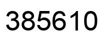 Number 385610 black image