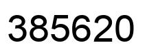 Number 385620 black image