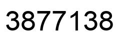 Number 3877138 black image