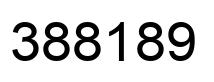 Número 388189 imagen negro