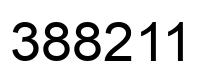 Number 388211 black image