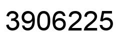 Número 3906225 imagen negro