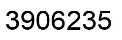 Number 3906235 black image