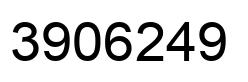 Number 3906249 black image
