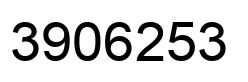 Number 3906253 black image
