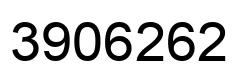 Number 3906262 black image