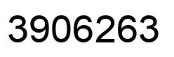 Number 3906263 black image