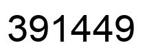 Number 391449 black image