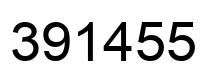 Number 391455 black image