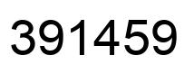 Number 391459 black image