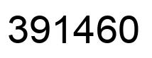 Number 391460 black image