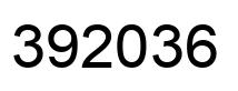 Número 392036 imagen negro