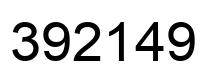 Número 392149 imagen negro