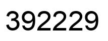 Number 392229 black image