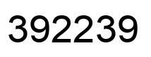 Number 392239 black image