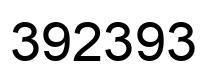 Número 392393 imagen negro