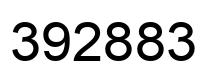 Number 392883 black image