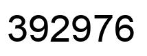Número 392976 imagen negro