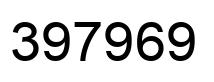 Number 397969 black image