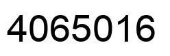 Número 4065016 imagen negro