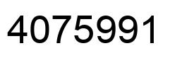 Número 4075991 imagen negro