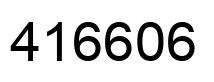Número 416606 imagen negro