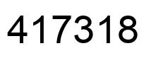 Número 417318 imagen negro