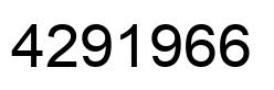 Número 4291966 imagen negro