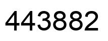 Número 443882 imagen negro