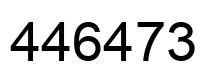 Número 446473 imagen negro