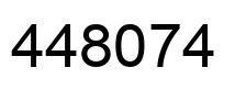 Número 448074 imagen negro