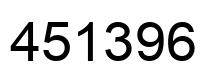 Número 451396 imagen negro