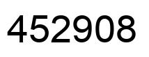 Número 452908 imagen negro