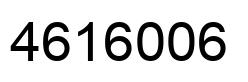Número 4616006 imagen negro