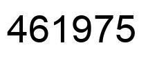 Number 461975 black image
