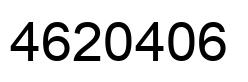Number 4620406 black image