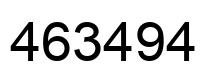 Número 463494 imagen negro