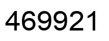 Número 469921 imagen negro
