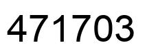 Number 471703 black image