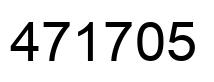 Number 471705 black image