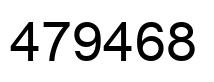 Número 479468 imagen negro